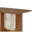 Ver imagem 5 de Mesa de Sala Jantar Louise C/ Tampo Madeirado 130x80cm Cinamomo - Cimol
