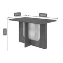 Ver imagem 3 de Mesa de Sala Jantar Louise C/ Tampo Madeirado 130x80cm Cinamomo - Cimol