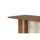Ver imagem 4 de Mesa de Sala Jantar Louise C/ Tampo Madeirado 130x80cm Cinamomo - Cimol