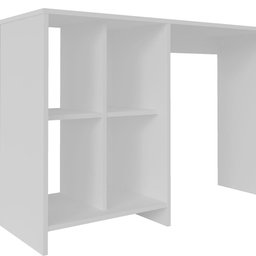 Escrivaninha / Mesa para Notebook Matrix Branco e 4 Nichos - Artely 003771 - 6