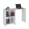 Escrivaninha / Mesa para Notebook Matrix Branco e 4 Nichos - Artely 003771 - 1