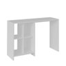 Escrivaninha / Mesa para Notebook Matrix Branco e 4 Nichos - Artely 003771 - 4