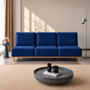Ver imagem 1 de Sofá Atenas Fixo 180cm - Azul