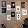 10 Placas Mdf Barbearia Decorativa Moderna e Estilosa Br38 - 4