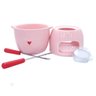 Conjunto Fondue de Porcelana Hauskraft Lamour Rosa 5 Peças - 10