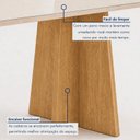 Ver imagem 3 de Conjunto Sala de Jantar 6 Lugares Retangular Tampo Vidro MDF 160x80cm Mesa Lyra e Cadeiras Carol