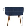 Mini Berço Moises Suede Azul Marinho - D'classe Decor - 5