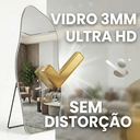 Ver imagem 5 de Espelho Grande Corpo Inteiro com Moldura Metal Orgânico 170x70cm com Suporte de Chão