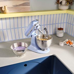 Batedeira Planetária Stand Mixer 110v Kitchenaid Azul Salt - 12