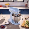 Batedeira Planetária Stand Mixer 110v Kitchenaid Azul Salt - 8