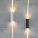 Ver imagem 2 de Arandela de Parede Led Mitel Retangular Facho Duplo Fechado Externo 3000k 6w Bivolt 17x4x6,5cm Alumí