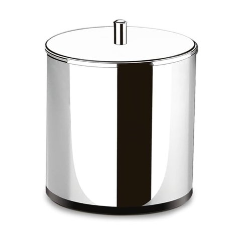 Lixeira com Tampa Decorline 3,2 Litros Ø15 X 20cm Aço Inoxidável - Brinox