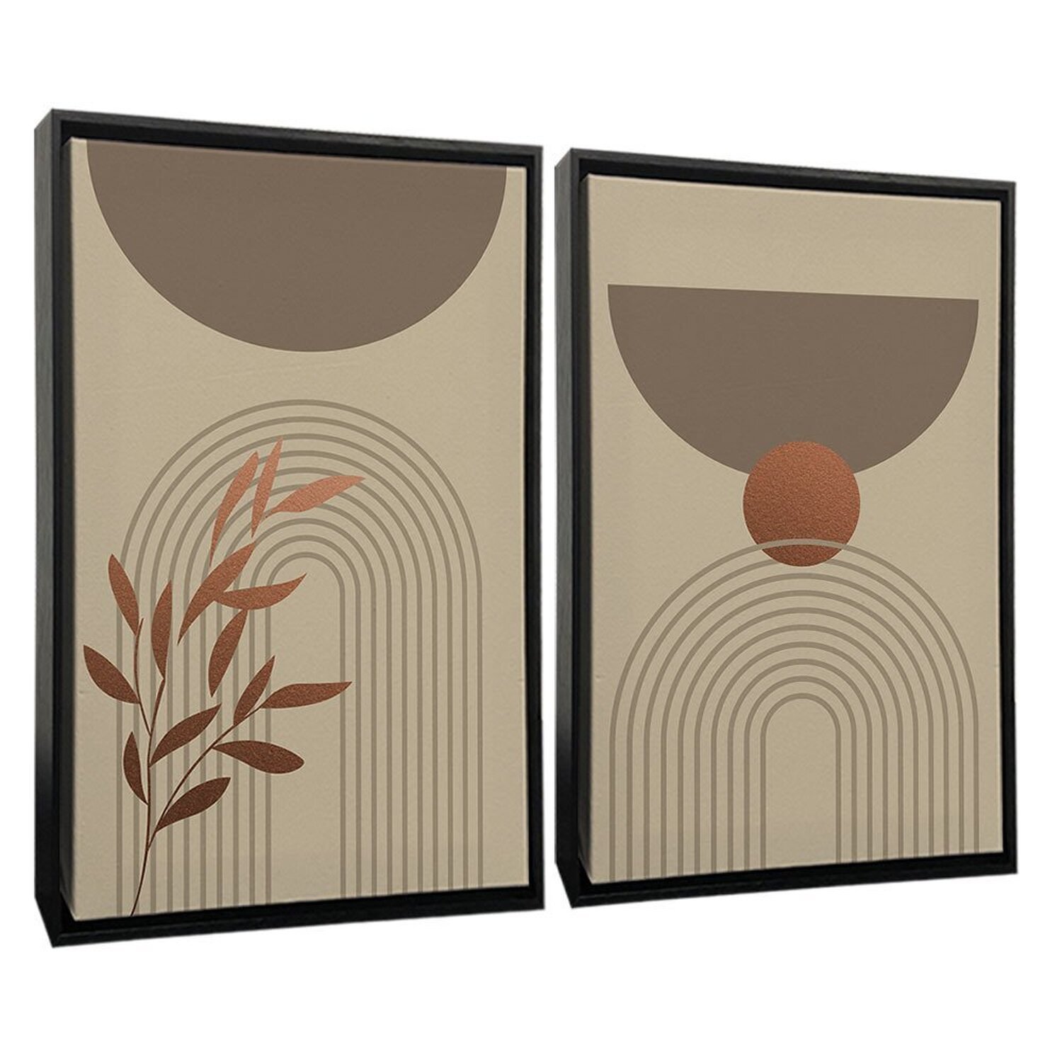 Quadro Decorativo 2 Telas Equilíbrio Diversos Tamanhos - 2