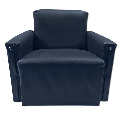 Poltrona Infantil Sofazinho Reforçada Decoração Modelos Azul Marinho