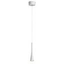 Ver imagem 1 de Pendente Led 5×28cm 6w 3000k 300lm Bivolt Metal Branco e Acrílico com Cabo de 1,5m