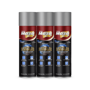 Spray Esmalte Direto Ferrugem Metais Galvanizados 400ml 03 Unid