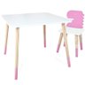 Conjunto Mesa Cadeira Infantil Dinossauro - Rosa - 1