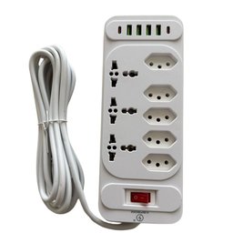 Filtro de Linha 5 Tomadas|4 Usb/2 Usb-c|3 Universal C/ 3m - 1
