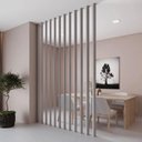 Ver imagem 1 de Kit 12 Divisórias de Ambiente WPC 270cm x 10cm x 3,5cm Formaco Decor Amadeirado/Cinza