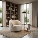 Ver imagem 6 de Poltrona Decorativa Organica Essence Base Fixa Boucle Tce 1010 Moll
