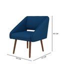 Ver imagem 4 de Poltrona Valentina em Veludo – Just Tiime