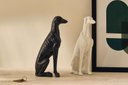 Ver imagem 2 de Escultura Cachorro Cerâmica Branco 14181 Mart