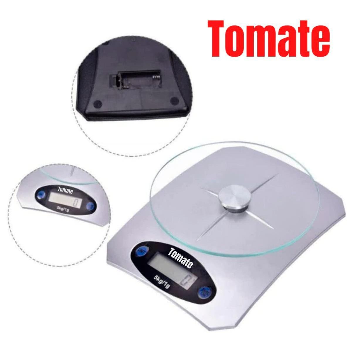 Balança Digital Cozinha 5kg Bandeja Vidro Temperado Sf-410 - 4