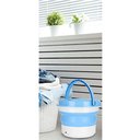 Ver imagem 6 de Mini Maquina de Lavar Balde 7 Litros Dobravel Retratil Roupa Intima Meia Roupa de Bebe Inteligente T