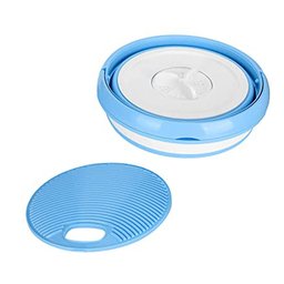 Mini Maquina de Lavar Balde 7 Litros Dobravel Retratil Roupa Intima Meia Roupa de Bebe Inteligente T - 3