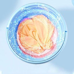 Mini Maquina de Lavar Balde 7 Litros Dobravel Retratil Roupa Intima Meia Roupa de Bebe Inteligente T - 11