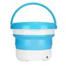 Mini Maquina de Lavar Balde 7 Litros Dobravel Retratil Roupa Intima Meia Roupa de Bebe Inteligente T - 14