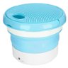 Mini Maquina de Lavar Balde 7 Litros Dobravel Retratil Roupa Intima Meia Roupa de Bebe Inteligente T - 10