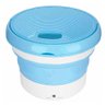 Mini Maquina de Lavar Balde 7 Litros Dobravel Retratil Roupa Intima Meia Roupa de Bebe Inteligente T - 7