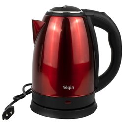 Chaleira Elétrica Térmica Elgin 1500W 1,8 Litros Com Desligamento Automático Vermelha 220V - 3