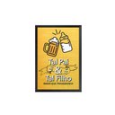 Ver imagem 1 de Quadro Decorativo Avulso Frases Tal Pai Tal Filho Cerveja