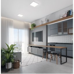 Painel Pop Embutir Quadrado Avant - 30x30 - 24w - 4000k Luz Neutra - 3