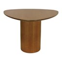 Ver imagem 5 de Mesa de Jantar Capri 6 Lugares Triangular MDF 119x117cm Amêndoa