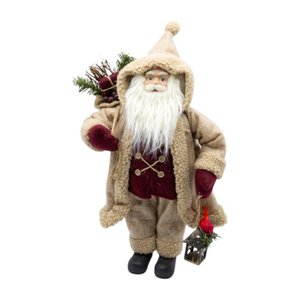 Papai Noel em Pé Bege e Vermelho 45 Cm | Natal Encantado Formosinha