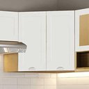 Ver imagem 2 de Armario Aereo Canto Obliquo 2 Portas 75 Cm Cd685 Branco Dtall