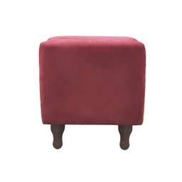 Recamier Bau Rico 160x Cama Queen Size Suede Vinho - Majú Decor - 3