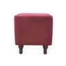 Recamier Bau Rico 160x Cama Queen Size Suede Vinho - Majú Decor - 3