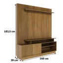 Ver imagem 2 de Estante Home Theater Ares Cumaru - Madetec