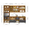 Cozinha Modulada com 5 Peças Burguesa Premium Mdf Nesher - 2