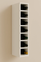 Ver imagem 5 de Suporte Nicho de Garrafa Vinho Adega de Parede 80cm: Branco
