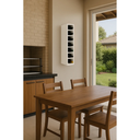 Ver imagem 3 de Suporte Nicho de Garrafa Vinho Adega de Parede 80cm: Branco