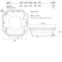 Ver imagem 2 de Spa Quadrado Montreal 2 Completo com Hidro em Acrílico