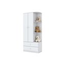 Ver imagem 5 de Quarto Infantil Completo Labirinto 2 Peças (1 Guarda Roupa + 1 Berço) Qi97 Branco - Henn