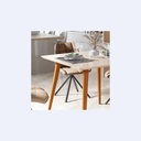 Ver imagem 7 de Mesa Jantar Cozinha 4 Lugares Dubai Pés Retro Cores:off White