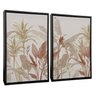 Quadro Decorativo 2 Telas Mata Tropical Diversos Tamanhos - 2