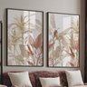 Quadro Decorativo 2 Telas Mata Tropical Diversos Tamanhos - 1